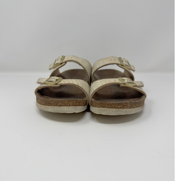 Birkenstock Arizona Microfiber Shiny Python Sandals - Picture 3 of 6